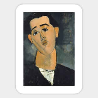 Amedeo Modigliani - Portrait Of Juan Gris Sticker